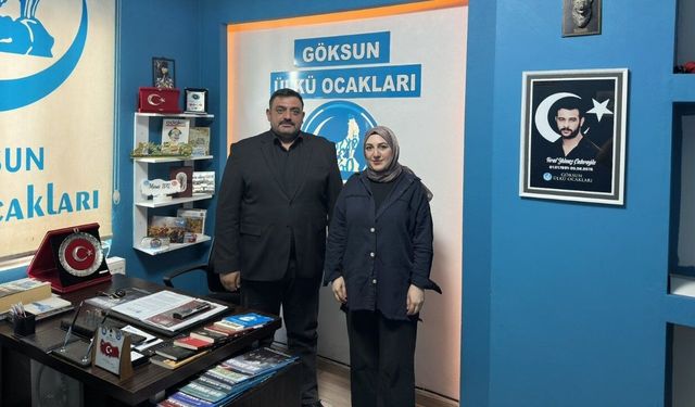 Ülkü Ocakları Genel Merkez Yöneticisi Reyhan Göksun’da