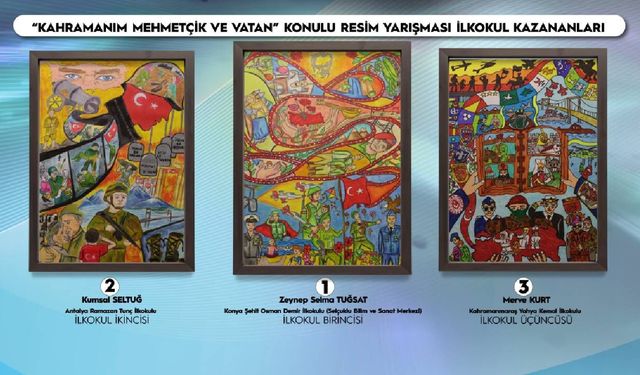 Kahramanmaraşlı Merve’nin Mehmetçik sevgisi ödül getirdi