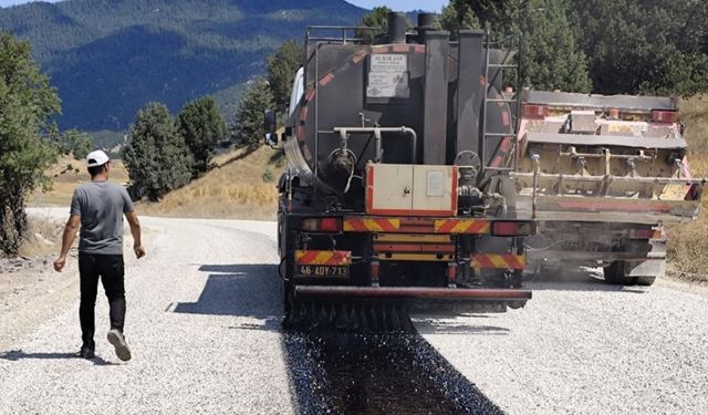 Andırın kırsalında 20 milyon TL'lik asfalt yatırımı!
