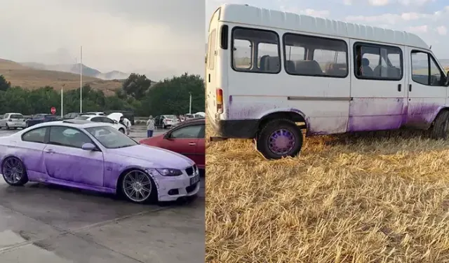 Araçları mora boyayan kimyasalın yola dökülmesine neden olan sorumlular hakkında soruşturma