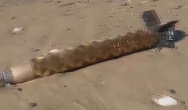 Arnavutköy'de sahilde mühimmat olduğu değerlendirilen cisim bulundu