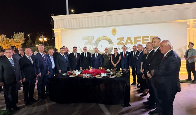 Kahramanmaraş'ta 30 Ağustos kabul töreni