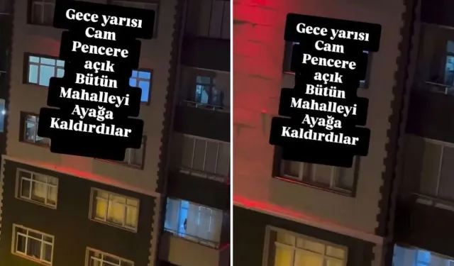 Cins*l ilişkiye giren çiftin çıkardığı sesler mahalleyi ayağa kaldırdı