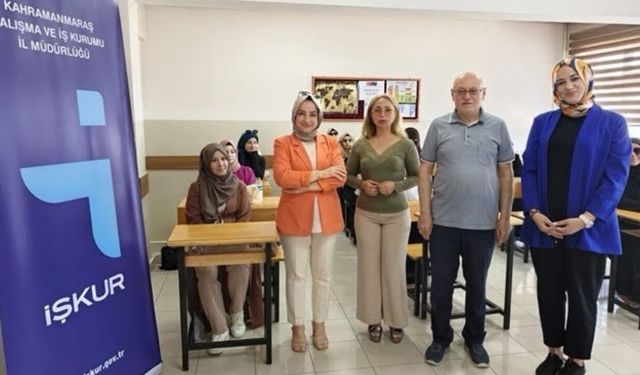 Dulkadiroğlu Halk Eğitimi Merkezinde istihdam odaklı eğitim