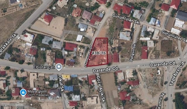 Elbistan'da 3 milyon 175 bin liralık arsa mahkemeden satışta