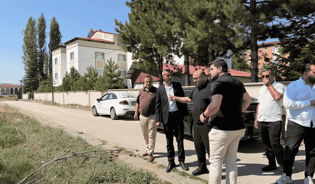 Göksun'da yatırım listesindeki sağlık merkezine hızlı inceleme