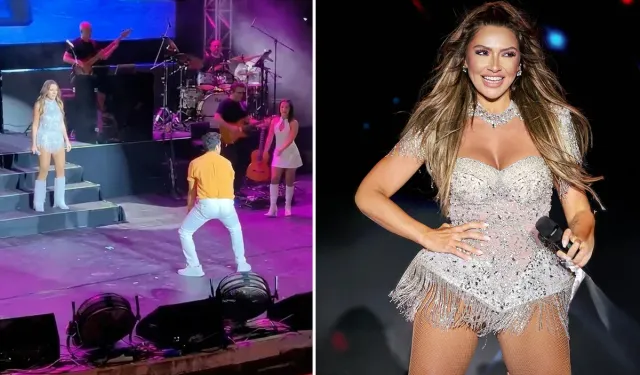Hadise konserinde olay anlar! “Kıvır be” dedi, sahneye davet etti