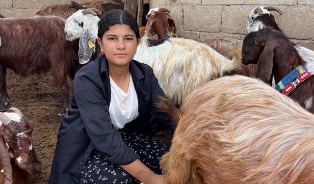 Hatay’da 16 yaşındaki Esmanur Berköz ailesinin geçim yükünü sırtladı