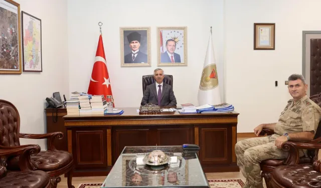 Jandarma Komutanı Gemalmaz’dan Vali Ünlüer’e veda