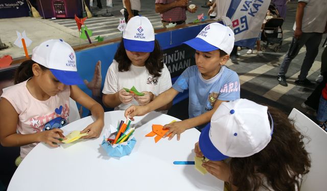 Kahramanmaraş Ağustos Fuarı’nda miniklere origami sürprizi