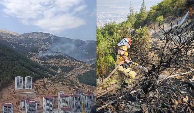 Kahramanmaraş Ahırdağ'daki orman yangını kontrol altına alındı