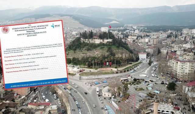 Kahramanmaraş İŞKUR 628 kişi alacak!