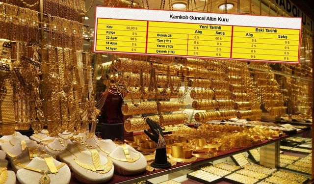 Kahramanmaraş Kuyumcular Odası altın fiyatlarını yine sıfır tuttu!