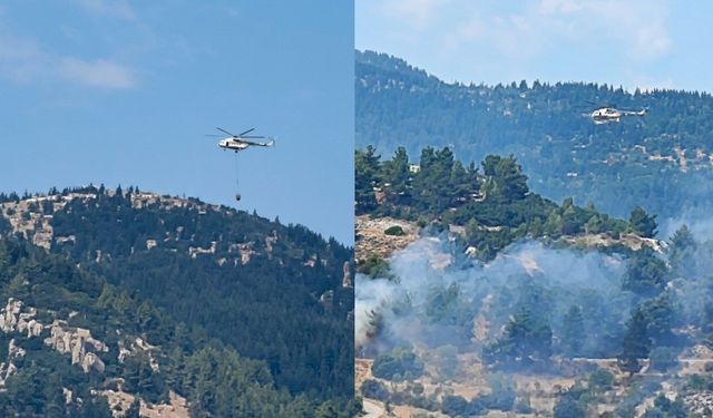 Kahramanmaraş Kuzey Çevre Yolu yakınlarında korkutan yangın çıktı