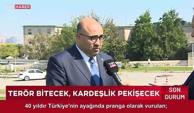 Kahramanmaraş milletvekili Mehmet Şahin’den tarihi çözüm açıklaması