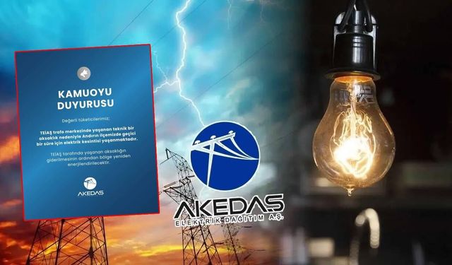 Kahramanmaraş Andırın'da elektrikler neden kesildi? Açıklama geldi