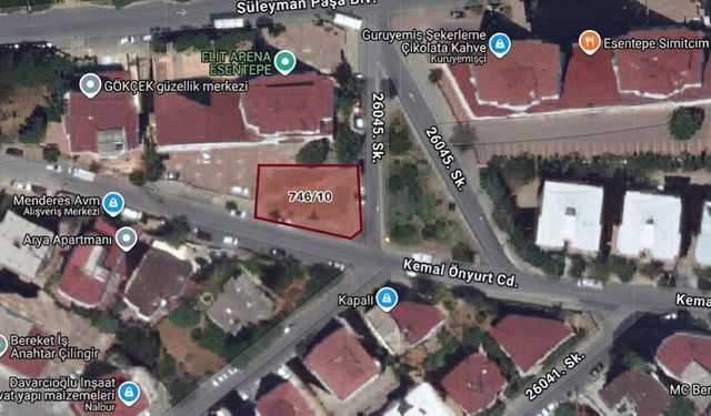 Kahramanmaraş'ta 443 metrekarelik arsa açık artırma ile satılacak