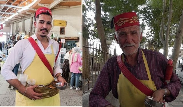 Kahramanmaraş'ta 60 yıldır meyan şerbeti satarak baba mesleğini yaşatıyor