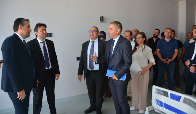 Kahramanmaraş'ta 750 yataklı hastanede inceleme