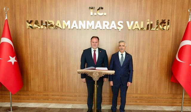 KKTC Meclis Başkanı Kahramanmaraş Valiliğinde