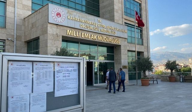 Milli Emlak’tan dev satış listesi! Kahramanmaraş’ta 15 arsa ve 31 araç satılıyor