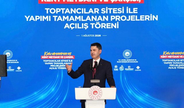 Murat Kurum'dan Kahramanmaraş'a 4 Bin 500 Sosyal Konut Müjdesi