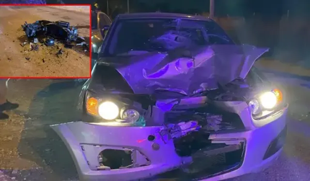 Otomobille çarpışan motosikletin sürücüsü ağır yaralandı