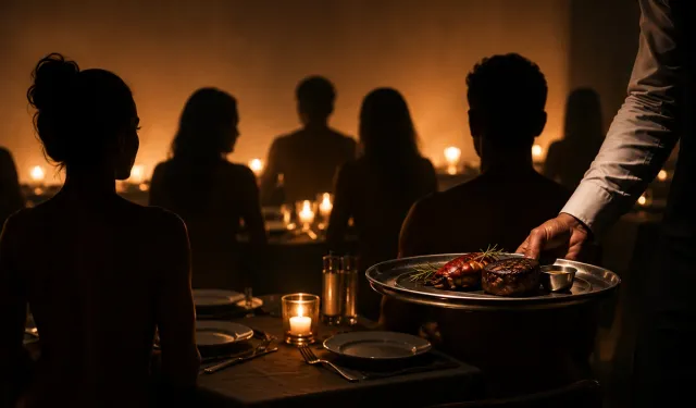 Restoranın Sıra Dışı Konsepti Gündem Oldu! Müşteriler Çıplak Yemek Yiyor