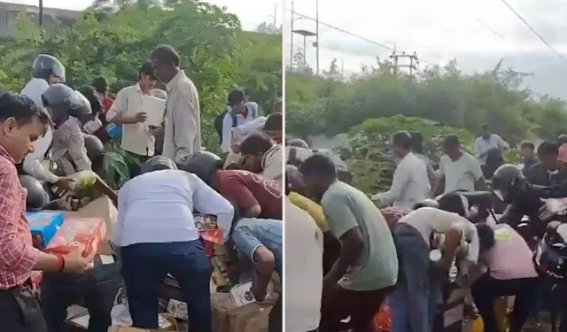 Son kullanma tarihi geçmiş çikolatalar için çöplüğe koştular