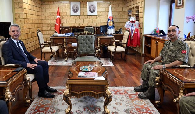 Garnizon Komutanı Tuğgeneral Hakan Kan’dan KSÜ’ye ziyaret