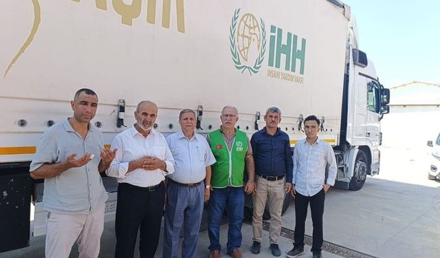 Kahramanmaraş İHH’dan susuz coğrafyalara 2 TIR su yardımı