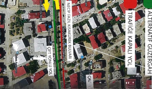 Kahramanmaraşlılar dikkat! O bulvar 1 ay trafiğe kapalı olacak