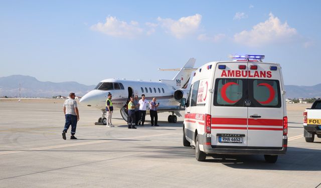 Feribot kazasından etkilenen gebe, Türkiye'ye getirildi