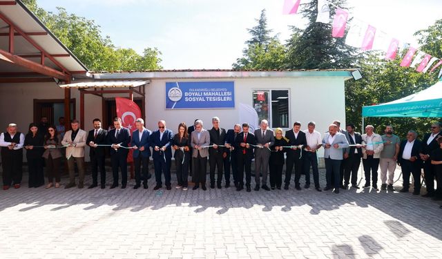 Başkan Akpınar açılışını yaptı! Boyalı Sosyal Tesisleri hizmete girdi