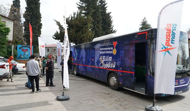 Bilim Otobüsü Kahramanmaraş'ın dört bir yanına bilim taşıyacak