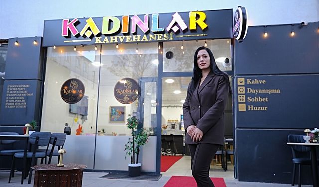 Cezaevinden çıkan kadın, kadınlara özel kahvehane açtı