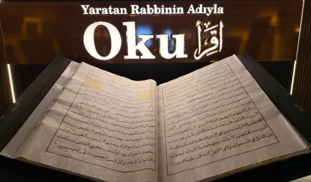 Dünyanın en büyük ikinci Kur’an-ı Kerim’i Kahramanmaraş’ta