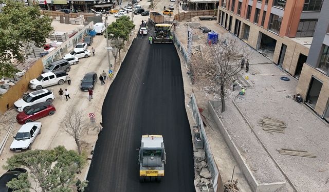 Elbistan’da 2 kilometrelik yol yenileniyor