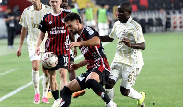 Gaziantep FK 0-0 Fenerbahçe maç özti ve goller |