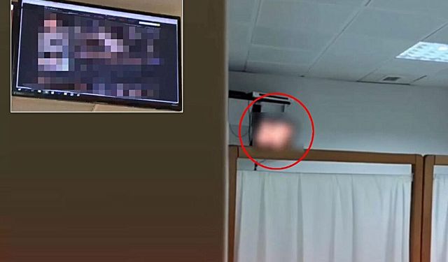 Hastalara cins*l içerikli film izletilen hastaneden açıklama geldi