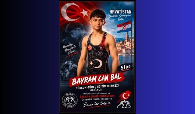 Kahramanmaraşlı genç güreşçi Balkan Şampiyonası’nda Türkiye’yi temsil edecek