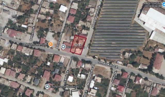 Kahramanmaraş’ta 2 milyon 252 bin TL’lik arsa icradan satılıyor