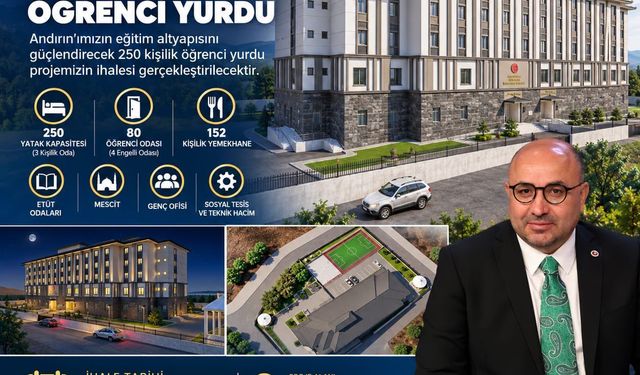Kahramanmaraş’ta 250 kişilik öğrenci yurdu için tarih belli oldu