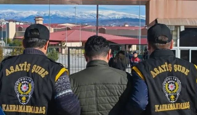 Kahramanmaraş’ta 38 yıl hapis cezası bulunan şahıs yakalandı