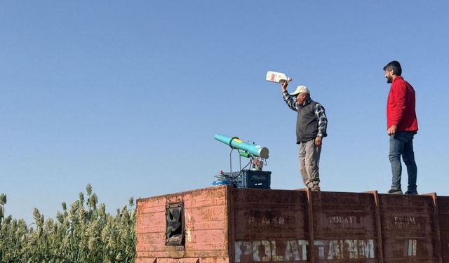 Kahramanmaraş’ta çiftçilerden akdarı tarlası için amfili nöbet