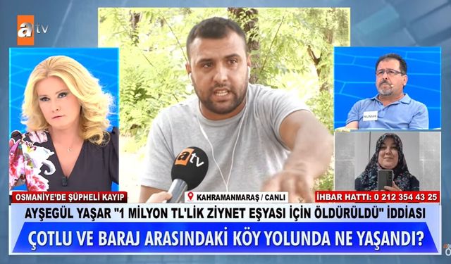 Kahramanmaraş’ta Kayıp Ayşegül Yaşar Cinayetinde Şüpheli Yakalandı: Her Şeyi İtiraf Etti