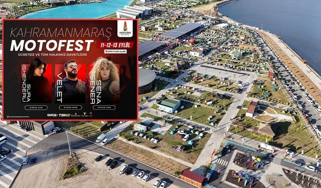 Kahramanmaraş'ta Motofest başlıyor! EXPO’da 3 gün sürecek