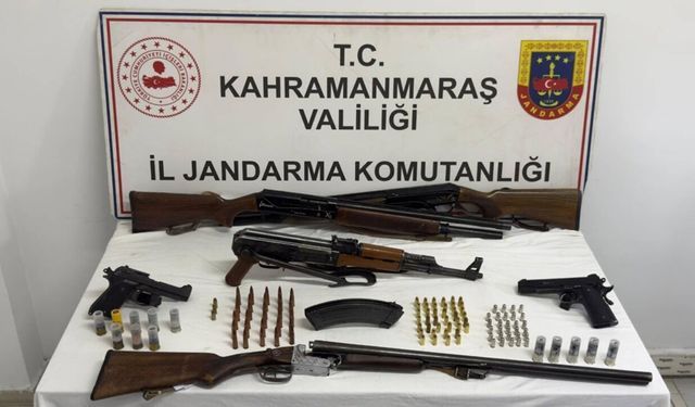 Kahramanmaraş’ta Silah Operasyonu! 4 Gözaltı, 1 Tutuklama