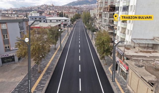 Kahramanmaraş’ta ulaşım için önemli çalışma! Trabzon Bulvarı yenileniyor