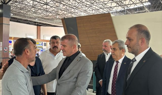 MHP Onikişubat İlçe Başkanı Koray Korkmaz'dan otogar esnafına ziyaret
